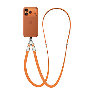 RCS Crossbody Lanyard made from Recycled PET, Orange