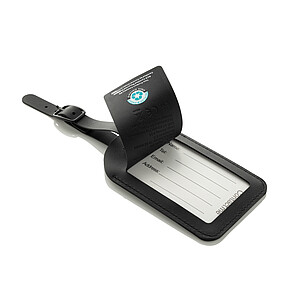 RCS Luggage Tag with Tracker, Black