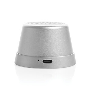 RCS Magnetic Speaker made from Recycled Aluminum 5W, Silver