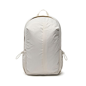RCS Recycled Nylon Backpack with Front Zipper, Beige