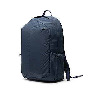 RCS Recycled Nylon Backpack with Front Zipper, Navy Blue