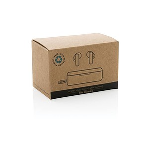 RCS recycled plastic & FSC® bamboo TWS earbuds