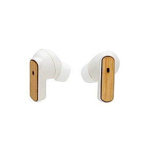RCS recycled plastic & FSC® bamboo TWS earbuds