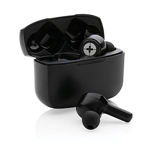 RCS recycled plastic Swiss Peak ANC TWS earbuds