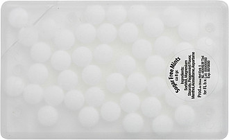 Rectangular mint card White