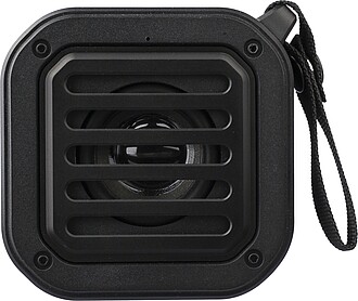 Recycled ABS outdoor speaker Lois, black