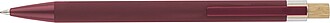 Recycled aluminium ballpen Kira, burgundy