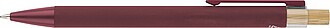 Recycled aluminium ballpen Kira, burgundy