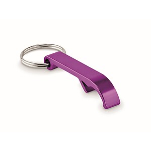 Recycled aluminium key ring, Violet