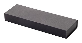 Recycled aluminium pen set, black