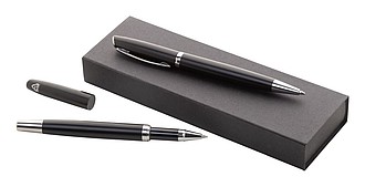 Recycled aluminium pen set, red