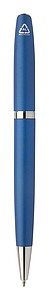 Recycled aluminium pen set, royal blue