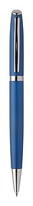 Recycled aluminium pen set, royal blue