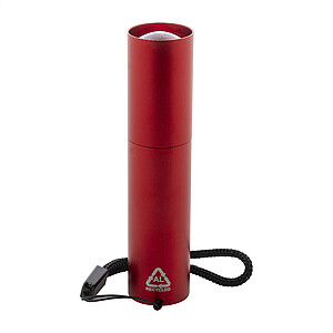 recycled aluminium rechargeable torch