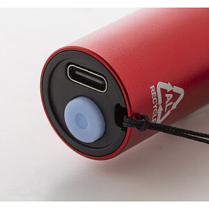 recycled aluminium rechargeable torch