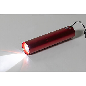 recycled aluminium rechargeable torch