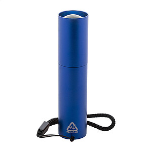 recycled aluminium rechargeable torch