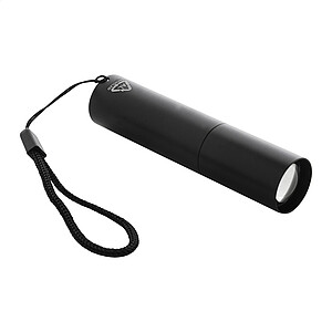recycled aluminium rechargeable torch