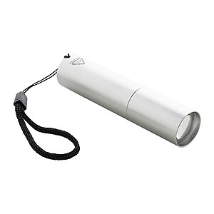recycled aluminium rechargeable torch