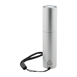 recycled aluminium rechargeable torch