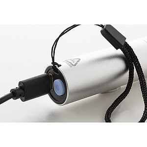 recycled aluminium rechargeable torch