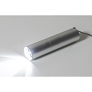 recycled aluminium rechargeable torch