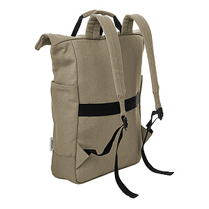 recycled canvas backpack