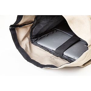 recycled canvas backpack