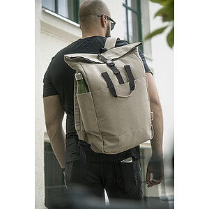 recycled canvas backpack