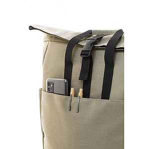 recycled canvas backpack