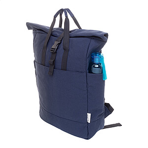 recycled canvas backpack