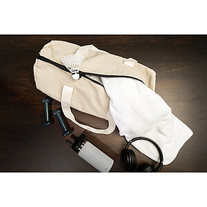recycled canvas sports bag