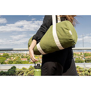 recycled canvas sports bag