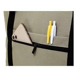 recycled canvas travel bag