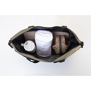 recycled canvas travel bag
