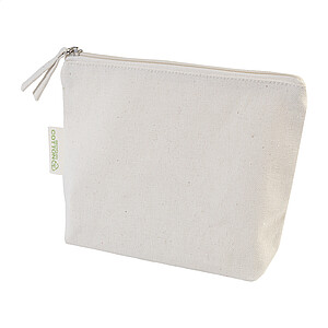 recycled cotton cosmetic bag