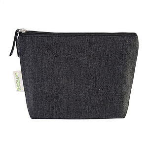 recycled cotton cosmetic bag