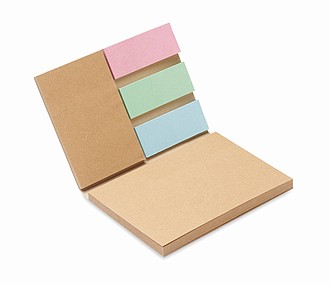 Recycled paper memo set