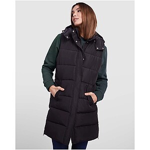 Reine womens insulated bodywarmer, solid black