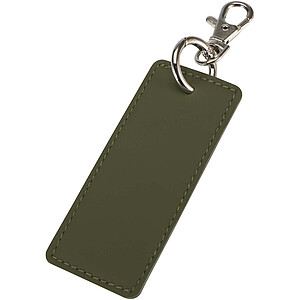 Resi Plus GRS recycled rectangle charm keychain
