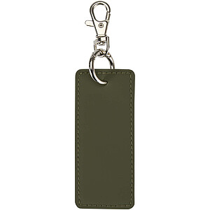 Resi Plus GRS recycled rectangle charm keychain