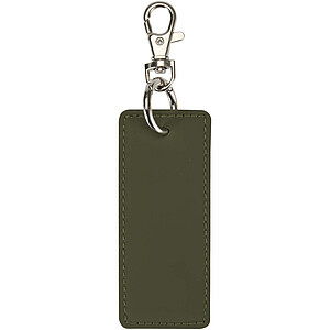 Resi Plus GRS recycled rectangle charm keychain