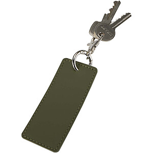 Resi Plus GRS recycled rectangle charm keychain