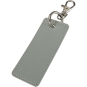 Resi Plus GRS recycled rectangle charm keychain