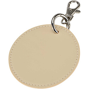Resi Plus GRS recycled round charm keychain