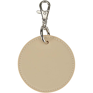 Resi Plus GRS recycled round charm keychain