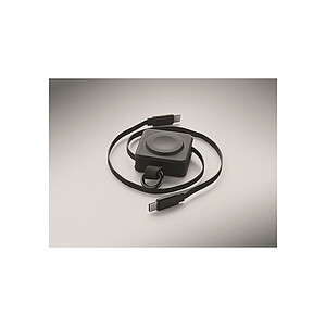 Retractable 100W USB-C cable