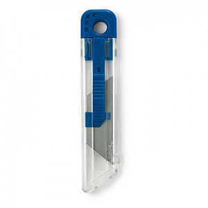 Retractable knife, blue