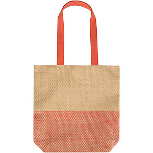 Rhythm straw paper tote bag 10L