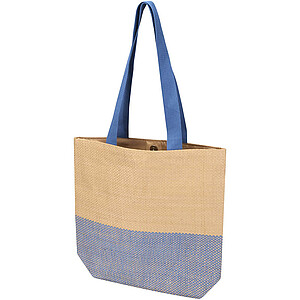 Rhythm straw paper tote bag 10L